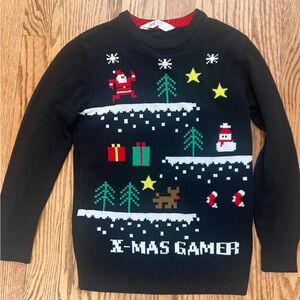 Size 8-10 H&M boys ugly sweater